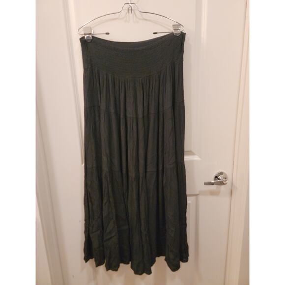 Maisa Copenhagen Sable Tiered Maxi Skirt - Picture 2 of 8